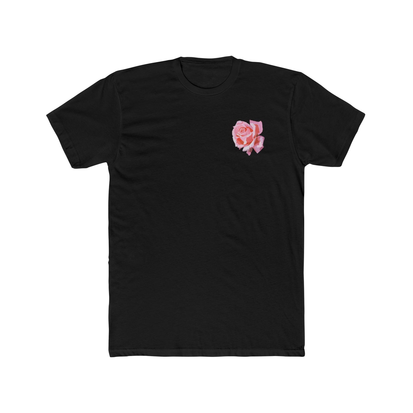 Rose-Themed Unisex Crew Tee for Awareness Support, Soft Cotton T-Shirt, CF Awareness Shirt, Gift for Supporters, Casual Everyday Wear